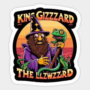 king gizzard and the lizard wizard Sticker